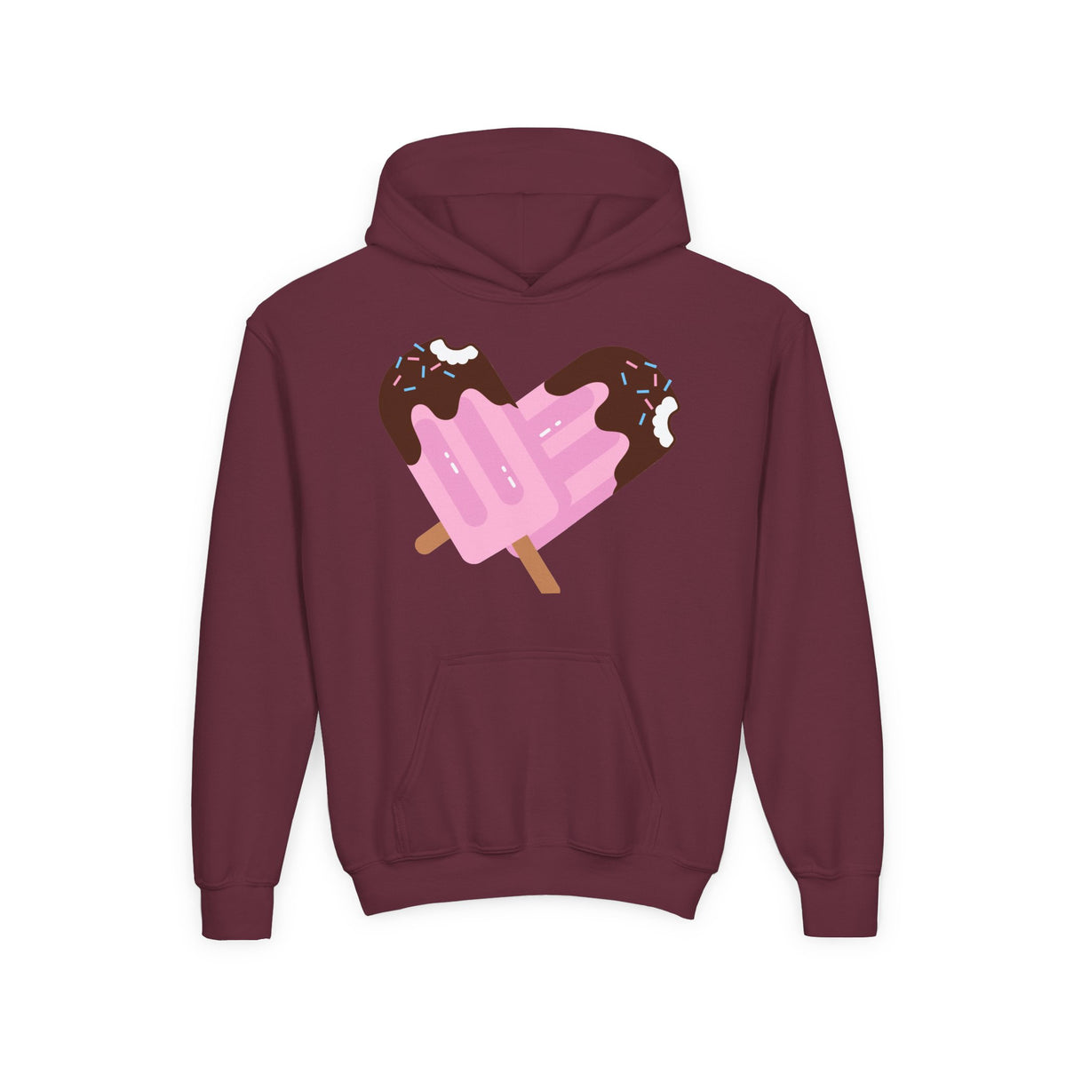 Youth Ice Cream Popsicle Graphic Hoodie