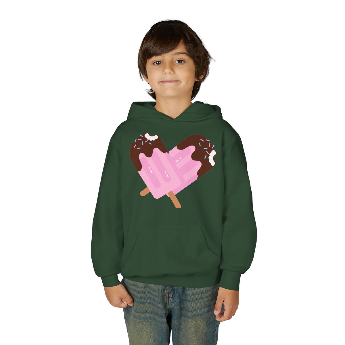 Youth Ice Cream Popsicle Graphic Hoodie