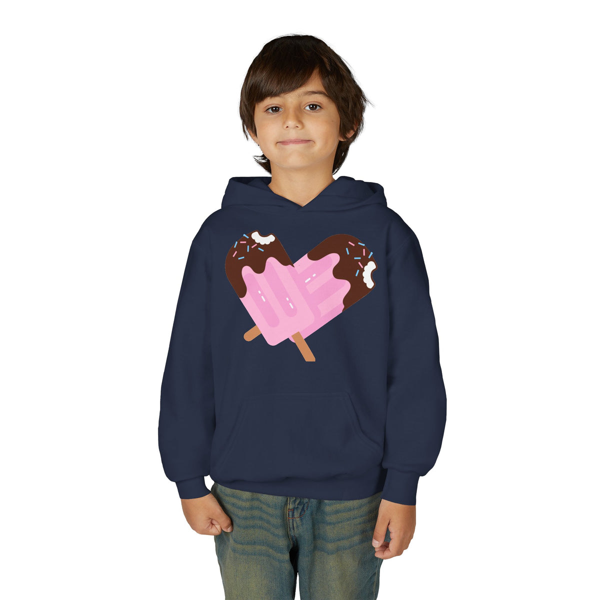 Youth Ice Cream Popsicle Graphic Hoodie