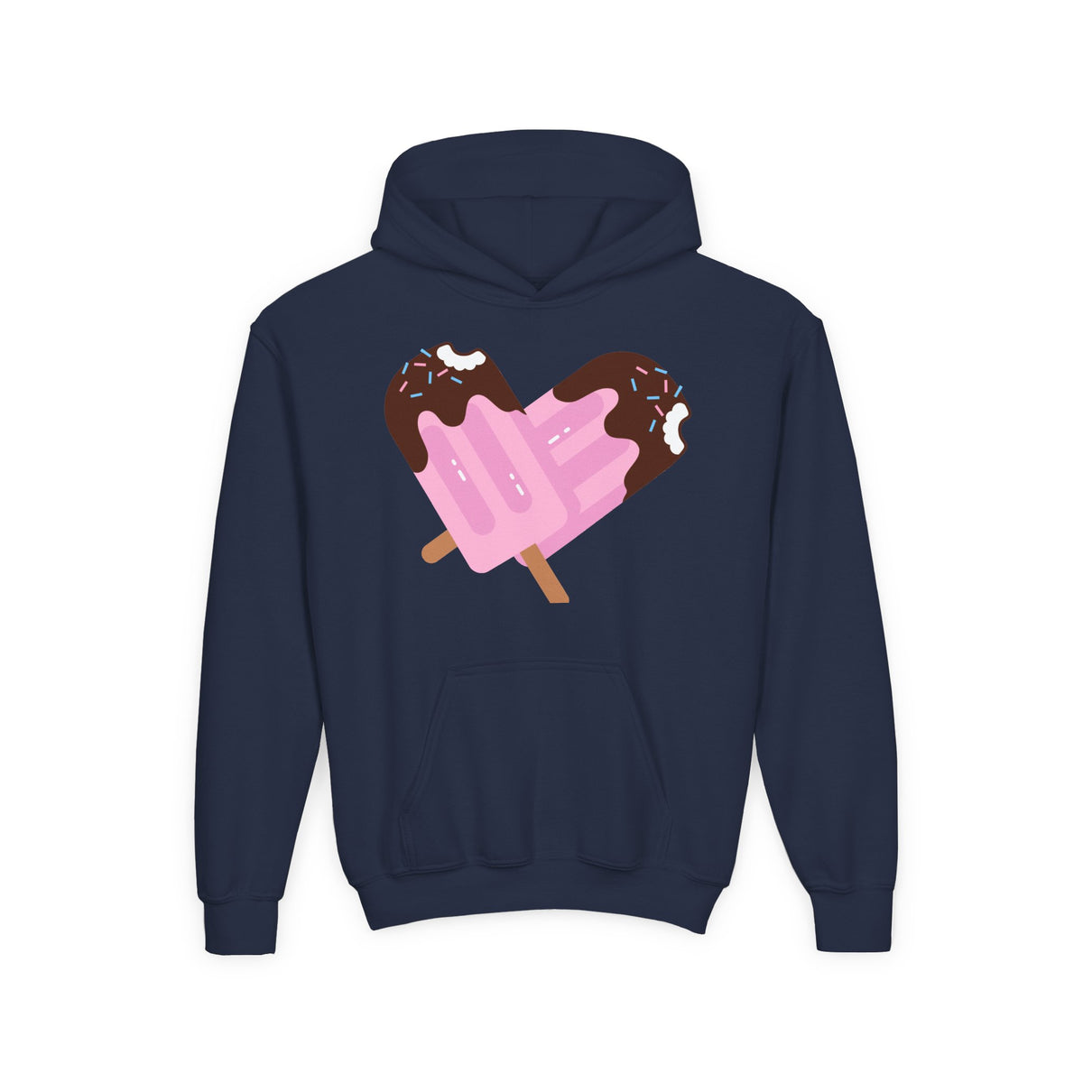 Youth Ice Cream Popsicle Graphic Hoodie