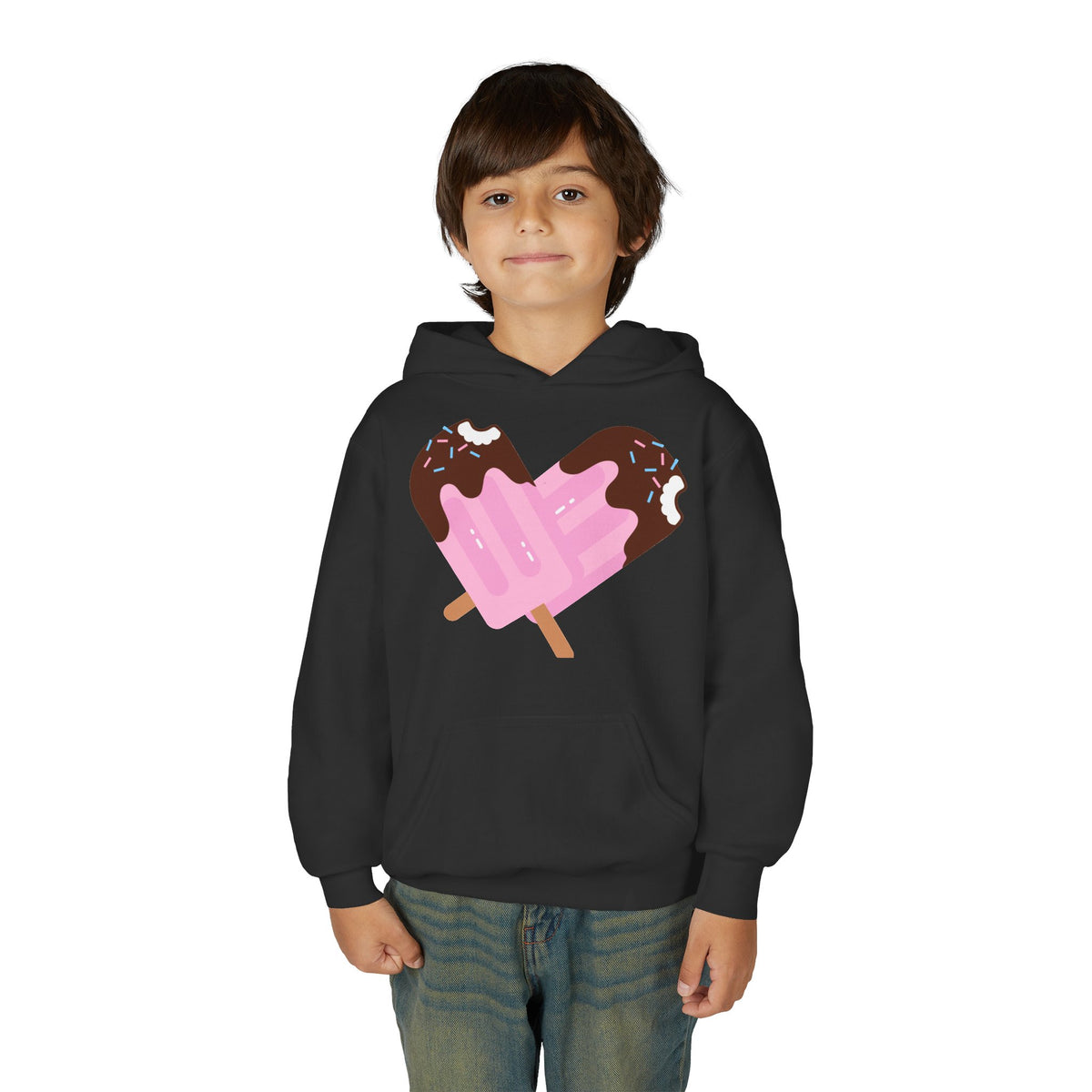 Youth Ice Cream Popsicle Graphic Hoodie