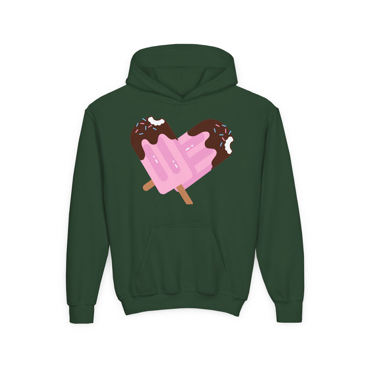 Youth Ice Cream Popsicle Graphic Hoodie