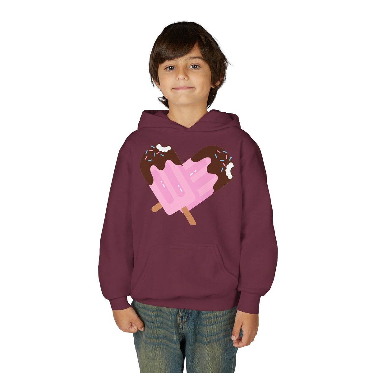 Youth Ice Cream Popsicle Graphic Hoodie